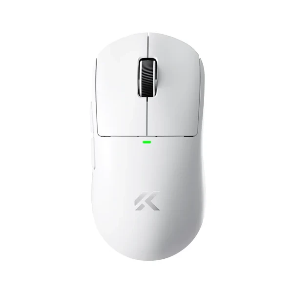 Bežični gaming miš MCHOSE A5 V3 Ultra White PAW3395 8KHz pooling Omron Mechanical
