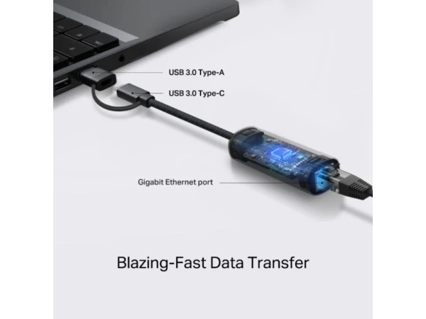 Adapter TP-LINK UE310C USB-C USB-A-> RJ45 Gigabit Ethernet Network' ( 'UE310C' ) 
