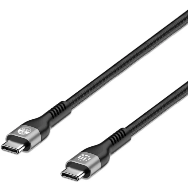Manhattan USB 2.0 Type-C EPR Charging Cable 240 W PD 3.1 356367