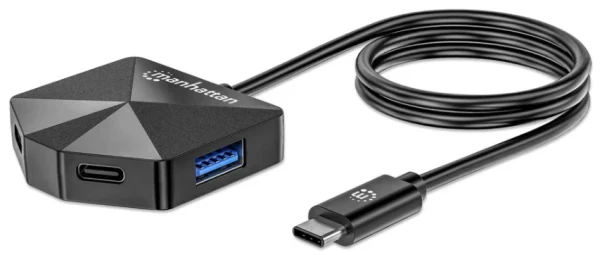 Manhattan 4-Port USB 3.0 Type-C Type-A Combo Hub 2x2 181150