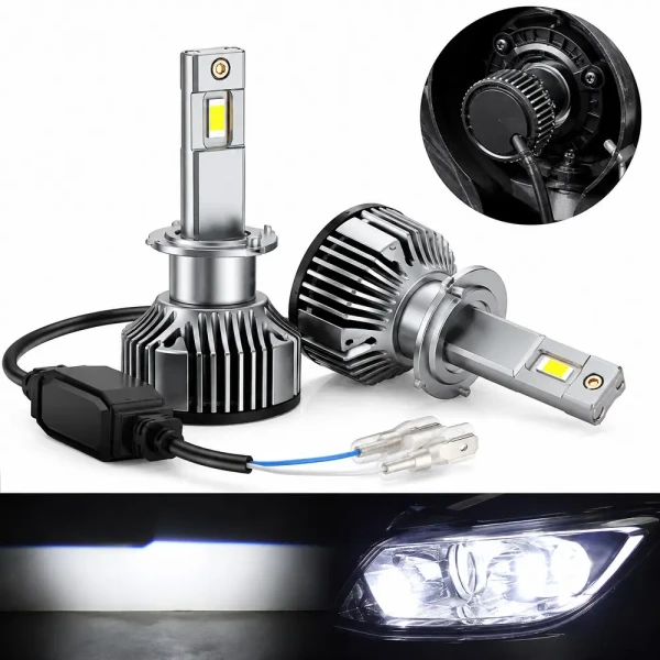 AUXITO H1 LED sijalice za farove 100W 25000LM 6500K CANBUS DD-X3-H1