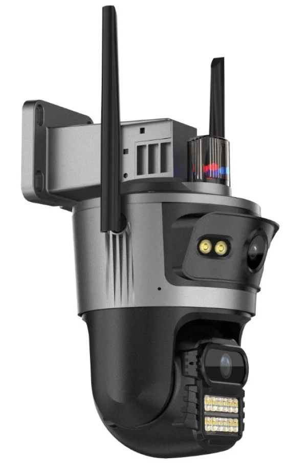 CAM-IP4MP-TQ11-AOV-WiFi GMB kamera 4MP(2mp+2mp) H.26ai Solar Camera, 3.8 Inch, ICSEE App, 3.6mm,IP66