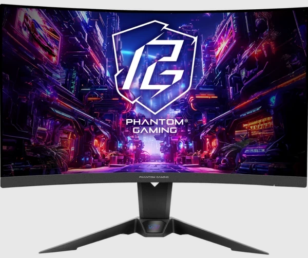 Monitor 27'' ASRock PG27QRT2A VA 2560x1440 180Hz 1ms 2xHDMI DP