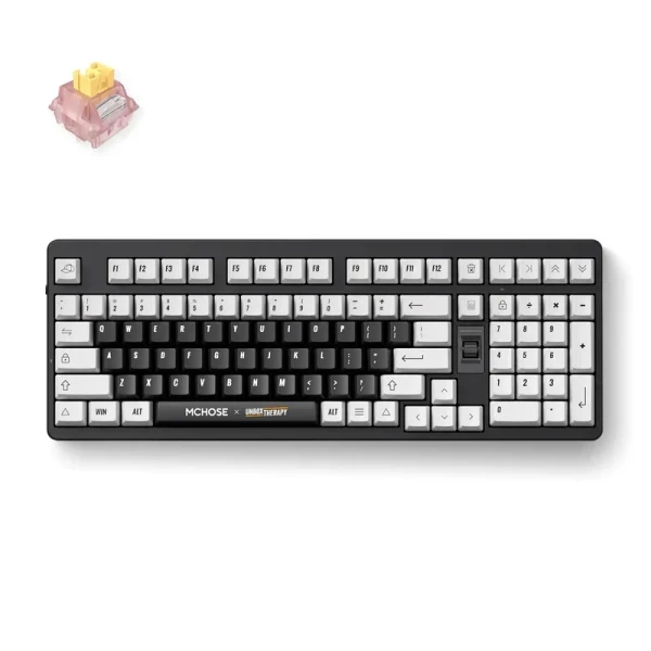 Gaming tastatura MCHOSE x Unbox Therapy UT98 Classic Therapy Silent Peach V3 Switch