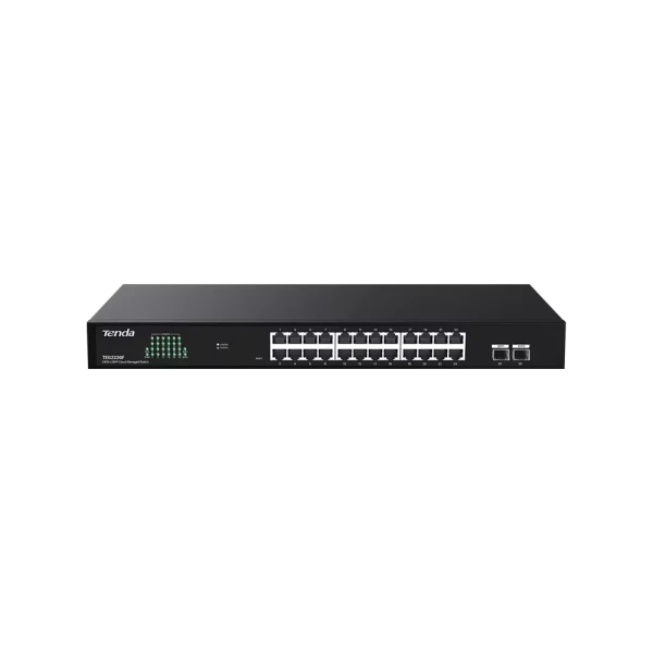Svič 10 100 1000 24-port Tenda TEG2226F+ 2SFP Cloud Managed