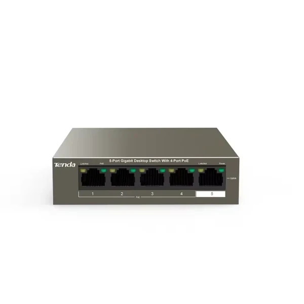 Svič 10 100 1000 5-port TEG1105P-4 4 PoE Port 63W