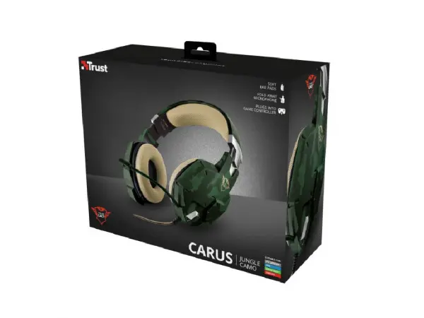 Slušalice TRUST GXT 322C Carus Jungle Camo žične3,5mm+2x3,5mmgamingmaskirno zelena' ( '20865' ) 