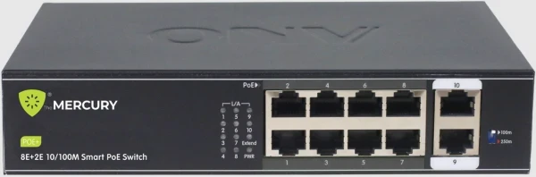 LAN Switch Mercury H1108PL PoE 10 100Mbps