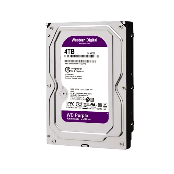 WD 3.5 SATA 4TB PURPLE , WD40PURX