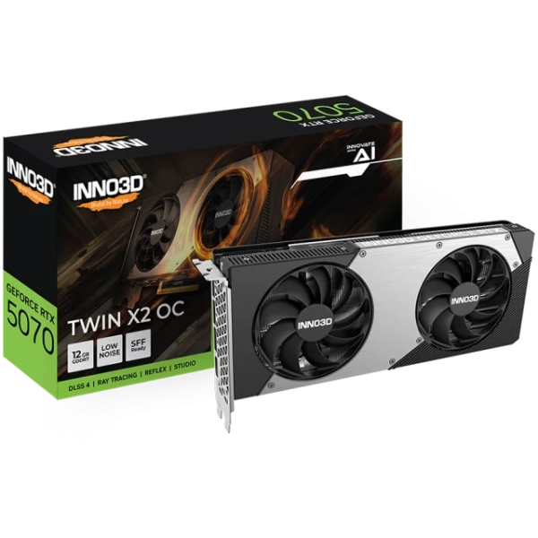 INNO3D GeForce RTX 5070 Twin X2 OC 12GB GDDR7 192-bit HDMI 3x DP