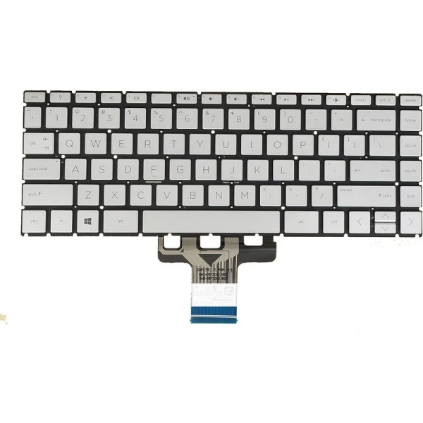 Tastatura za laptop HP G7 240 G7 245 14-CK 14-CD 14-cm 14-DG 14-DQ 14s-DQ 14-CE 340S G7 SREBRNA