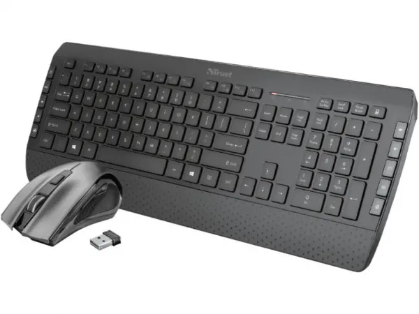 Tastatura+miš TRUST TECLA-2 bežični setcrna' ( '23239' ) 