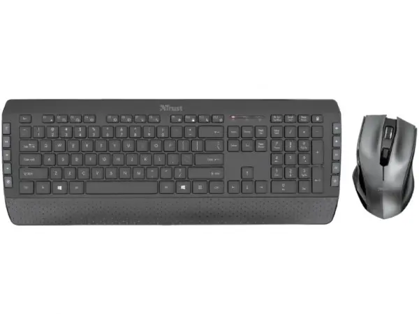 Tastatura+miš TRUST TECLA-2 bežični setcrna' ( '23239' ) 