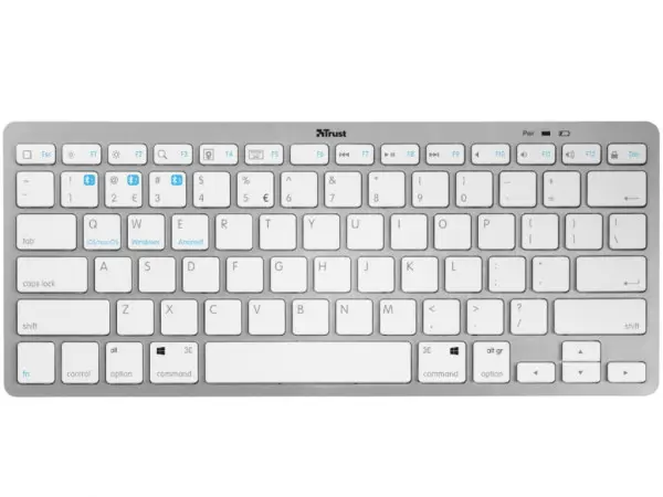 Tastatura TRUST Nado bežičnabluetoothbela ( 23746 )