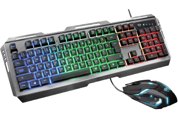 Tastatura+miš TRUST GXT 845 Tural žični setgamingsrebrna' ( '22457' ) 