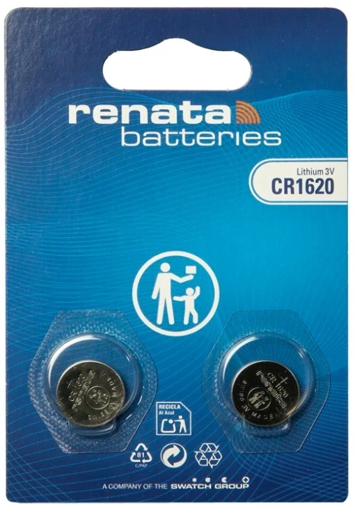 Renata baterija CR 1620 3V Litijum baterija dugme, Pakovanje 2kom