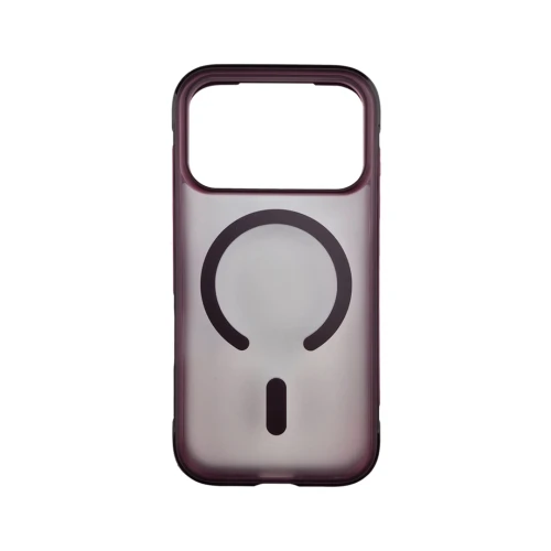 Silikonska futrola Magsafe Remix Iphone 18 Pro /17 Pro Cherry red