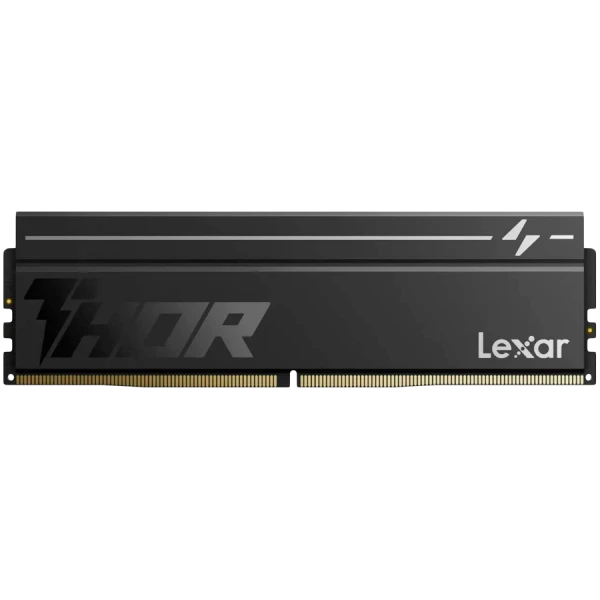 Lexar THOR 2.0 8GB DDR5 6000 CL38 1.3V Memory with heatsink, Single pack, Black Color ( LD5U08G60C380V-RGS )