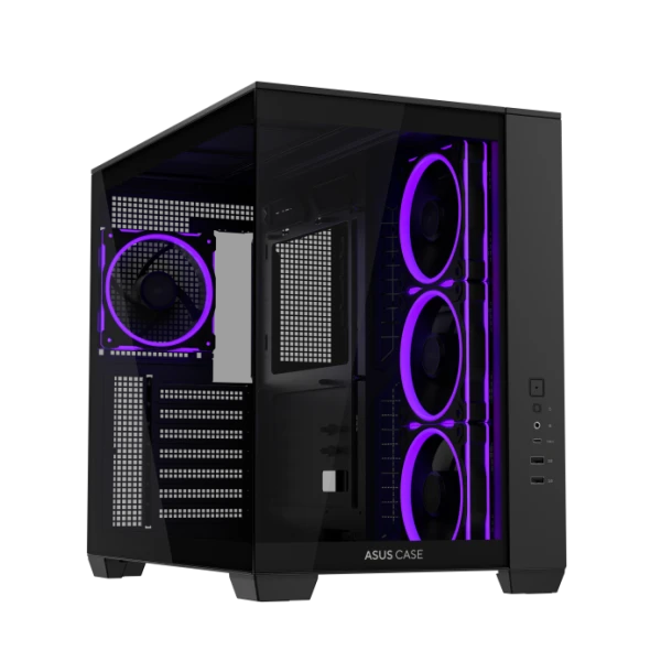 Kucište ASUS A32 PLUS TG ARGB Midi Tower ATX Micro ATX Mini ITX bez napajanja crna' ( '90DC00S0-B19000' ) 