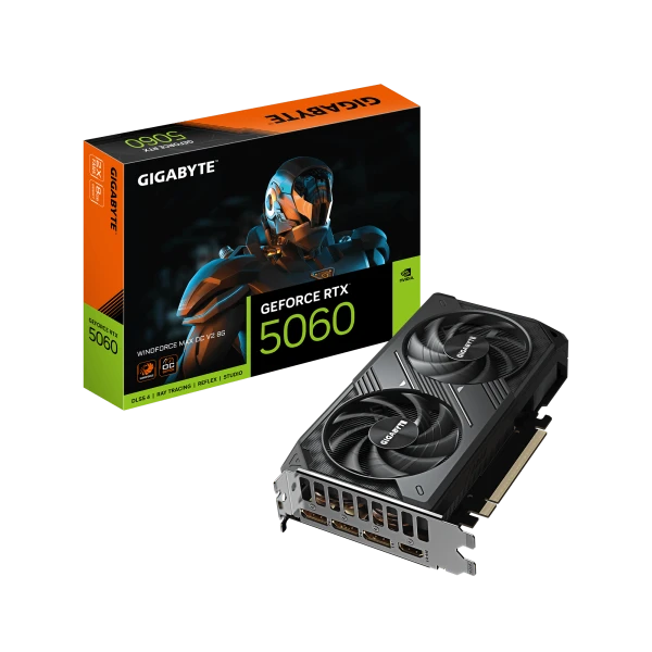 GeForce RTX 5060 WINDFORCE MAX OC V2 8GB ( GV-N5060WF2MAX OCV2-8GD ) 