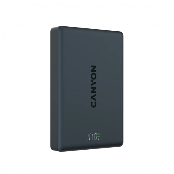 CANYON magnetic power bank OnPower 511 PD20W 10000mAh Aluminium Interstellar Black ( CNS-CPB511B )