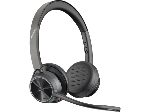 HP Poly Voyager 4320 Microsoft Teams Certified USB-C Headset +BT700 dongle, Black ( 77Z30AA ) 