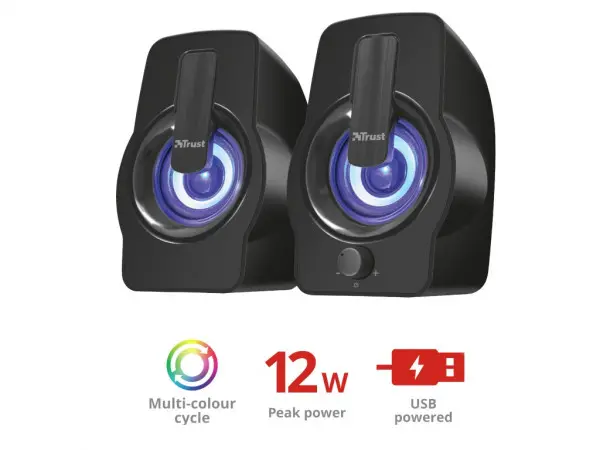 Zvučnik TRUST Gemi 2.012W(6W RMS) RGBcrna' ( '22948' ) 