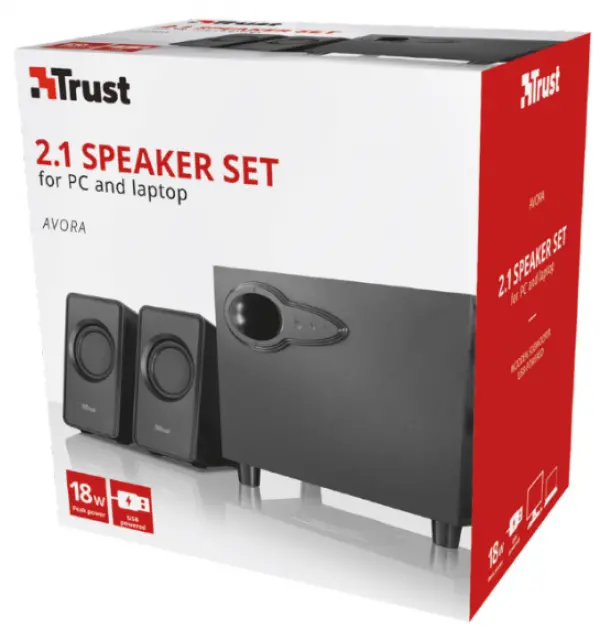 Zvučnik TRUST Avora 2.118W(9W RMS)crna' ( '20442' ) 