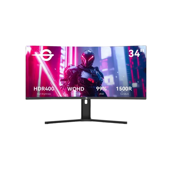 Monitor 34 Titan Army C34A1R 3440x1440 VA AG 1ms 165Hz 2xHDMI 2xDP HDR10 zakrivljen