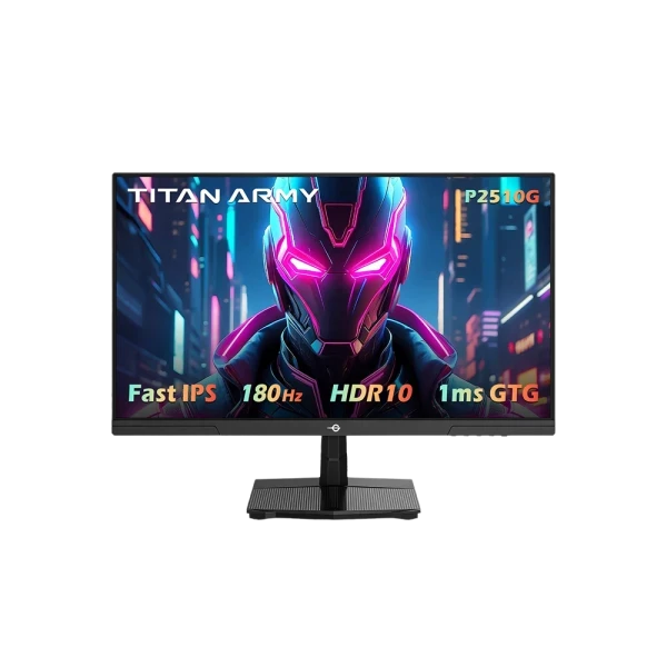 Monitor 24.5 Titan Army P2510G 1920x1080 FHD IPS 1ms 180Hz HDMi DP HDR10 Tilt