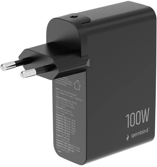 TA-UC-1A3C-PD100-01-BK USB brzi punjac sa 4 porta Do 100 W