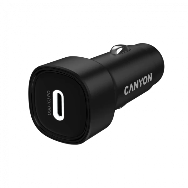CANYON car charger OnDrive 30 PD 30W USB-C Black ( CNE-CCABR2C ) 