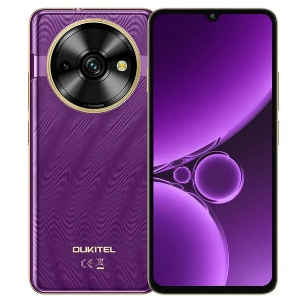Oukitel C59 Pro purple 4G/Octa-Core/6.88'' HD+/90Hz/256GB/8GB/13MP/5MP/10000mAh/Android 15 