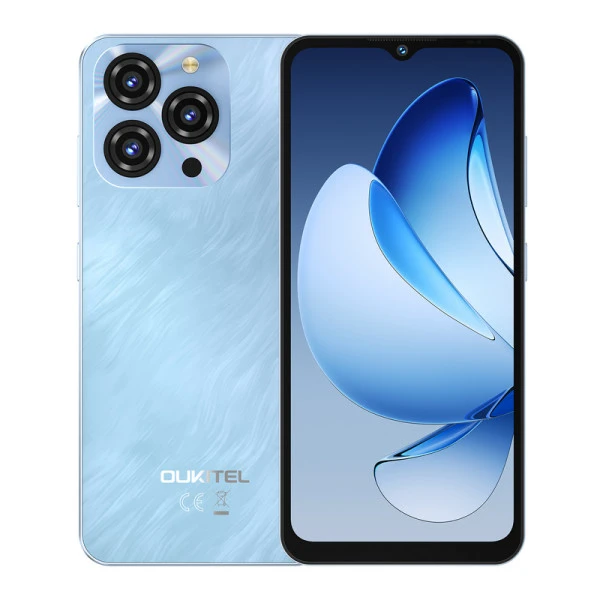 Oukitel C3 Blue 4G/Quad-Core/6.52''HD+/256GB/4GB/13MP/5MP/5000mAh/Android 14 