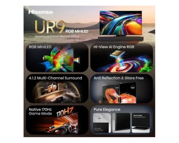 HISENSE 65 inča 65UR9S ULED RGB Mini-LED 4K UHD Smart TV