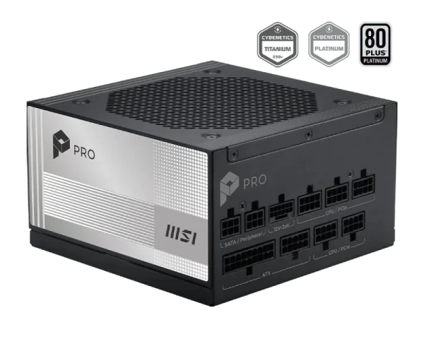 MSI PRO A1000PL PCIE5 1000W napajanje