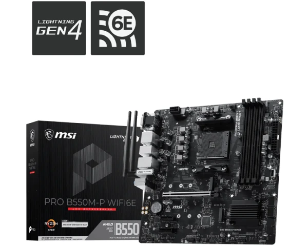 MSI PRO B550M-P WIFI6E matična ploča