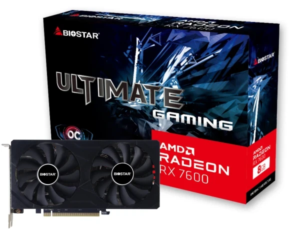 Grafička karta Biostar RX7600 8GB DDR6 128bit HDMI 3DP