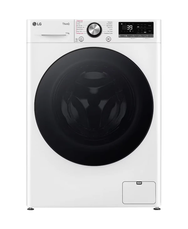 Mašina za pranje veša,  A-10%, AI DD™, 11kg, 1400rpm, ThinQ™, TurboWash™360, Steam™, Smart Diagnosis™, 55cm, Bela ( F4WR711S2W ) 
