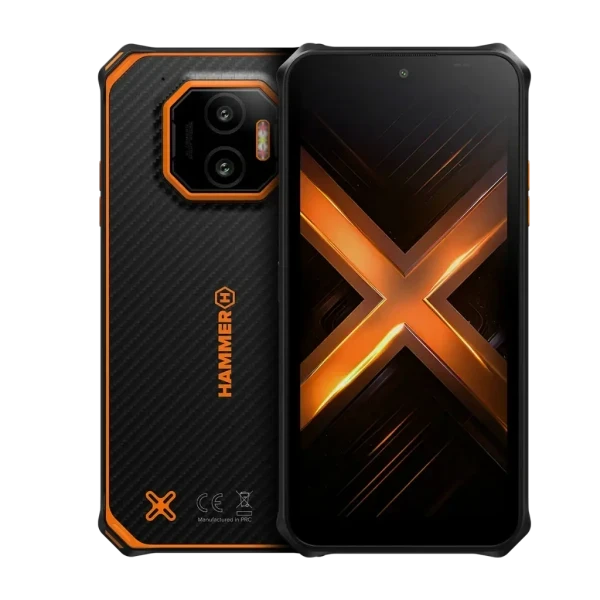 Mobilni telefon Hammer Energy X2 5G 8 256GB Black IP68 & IP69K