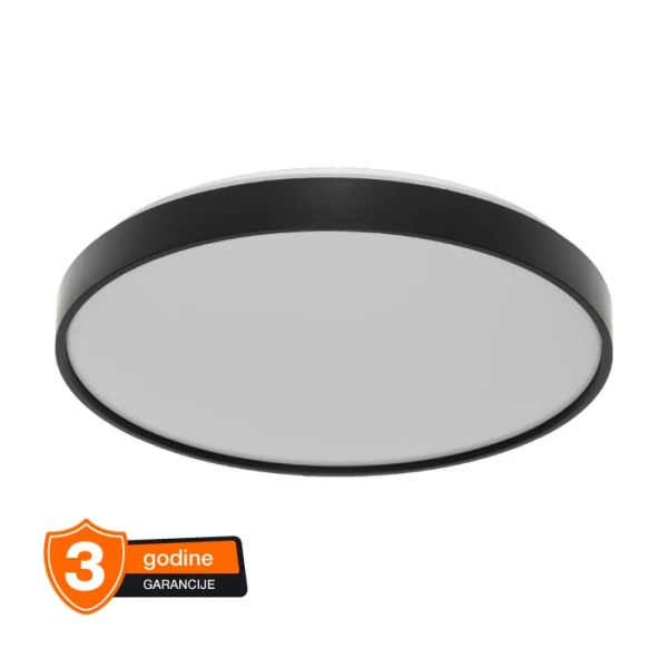 OSRAM LUXO crna LED plafonjera 24W 6500K IP20   ( 4099854651281E )