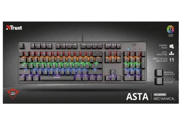 Tastatura TRUST Asta GXT 865 žičnamehaničkagamingcrna' ( '22630' ) 