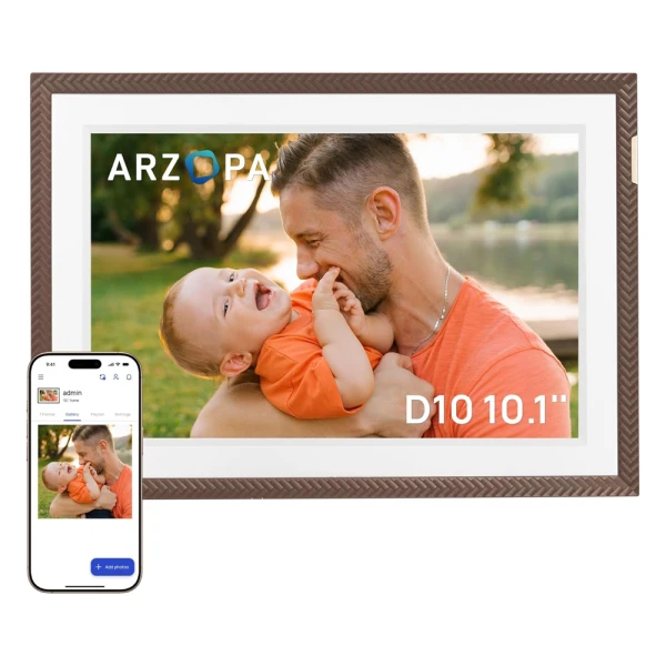 Digitalni foto ram Arzopa 10,1\'\' Brown Plastic 32GB