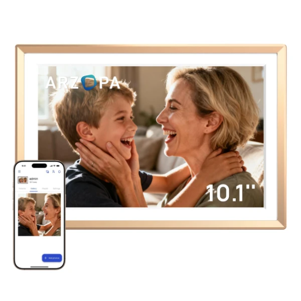 Digitalni foto ram Arzopa 10,1\'\' Gold Metal 32GB