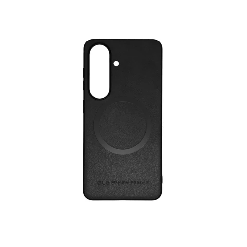 Silikonska futrola OLGE Magnetic New Feeing Samsung S26 FE CRNA