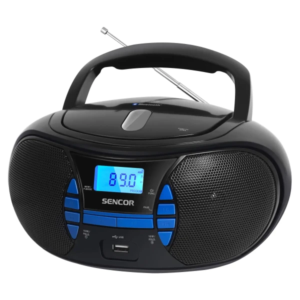 Radio CD Playe SENCOR SPT 2700 BK S CDMP3USBBT