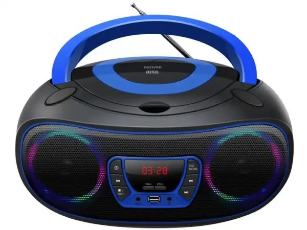 Radio CD Player Denver TCU-212 plavi bluetoothUSB
