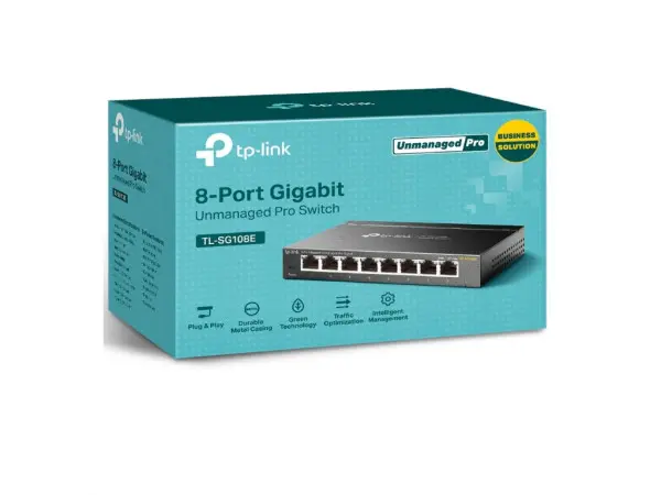 Smart svič 10/100/1000 8-port TP-Link TL-SG108E