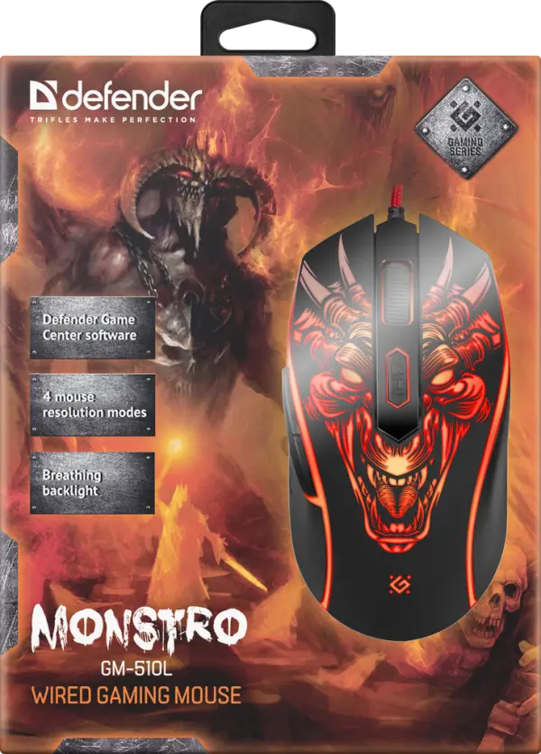 Miš Defender Monstro GM-510L žični USB, gejmerski