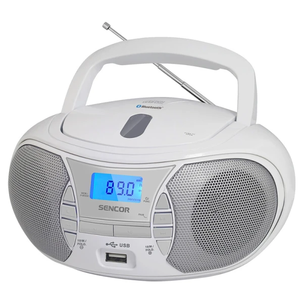 Radio CD Player SENCOR SPT 2700 WH S CDMP3USBBT
